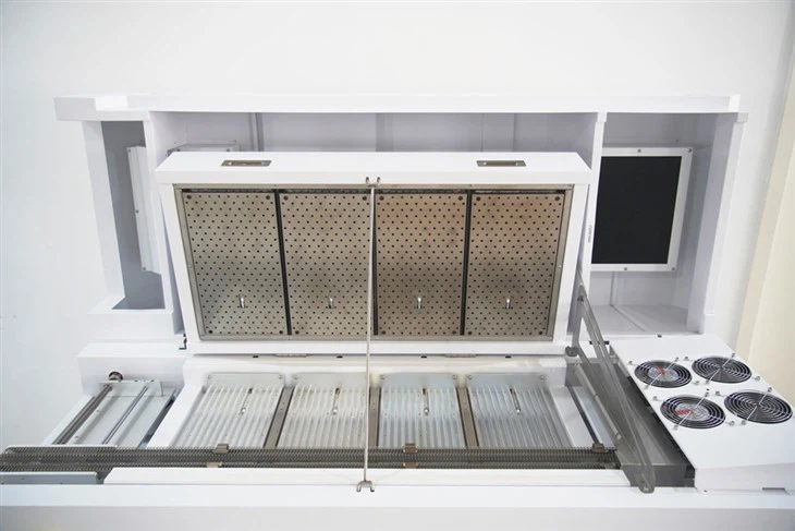 NeoDen IN8C reflow soldering machine heating zones